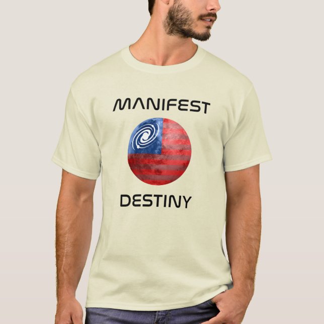 Camiseta Manifiesta el destino marciano (Anverso)
