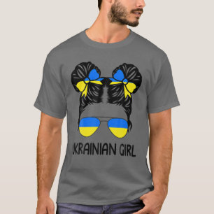Camiseta Manifiesto Chica ucraniano con gafas de sol de cab