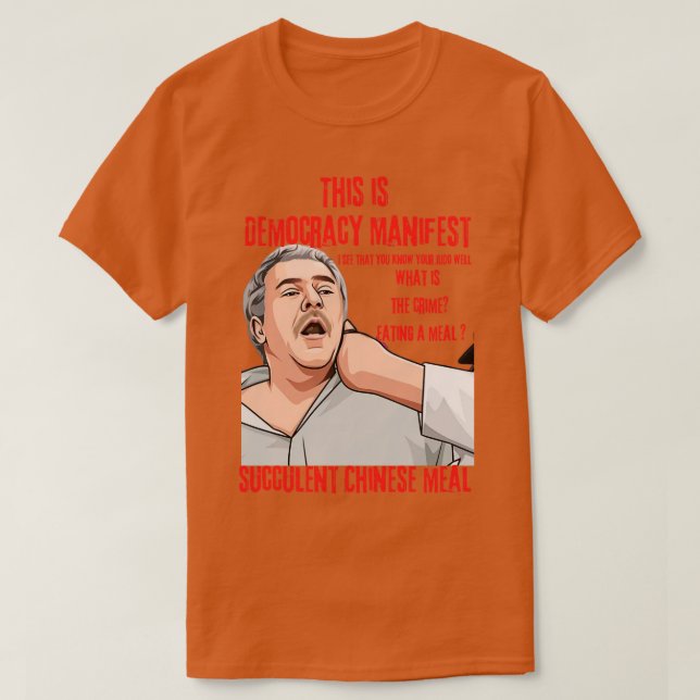 Camiseta Manifiesto democrático TShirt 6 (Diseño del anverso)