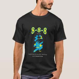 Camiseta manifiesto espiritual del ángel número 888