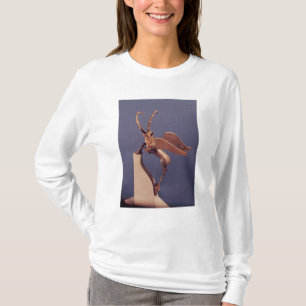 Camiseta Manija del florero bajo la forma de cabra montés