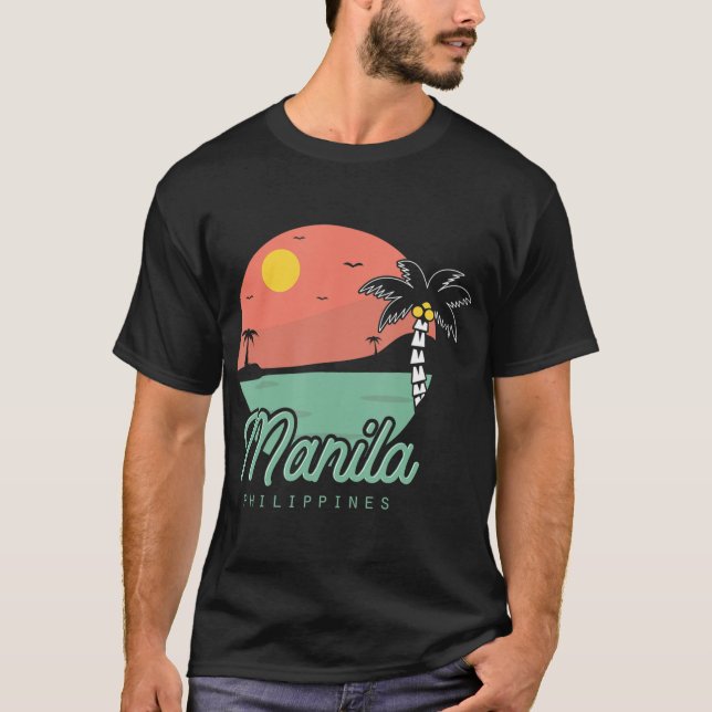 Camiseta Manila Filipino Pinoy Summer Philippines  (Anverso)