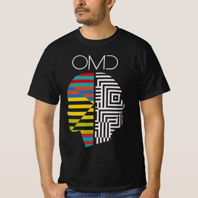Camiseta Maniobras de OMD o de orquesta en el clásico oscur (Anverso)