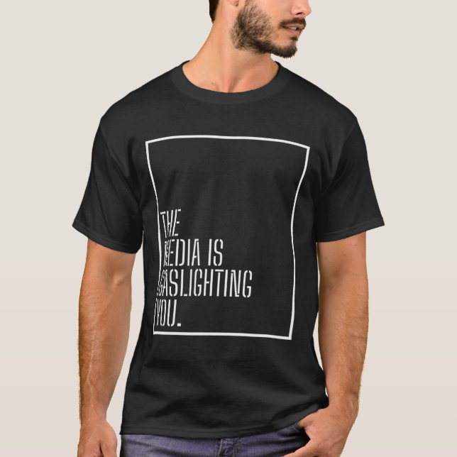 Camiseta Manipulación contra los medios de comunicación des (Anverso)