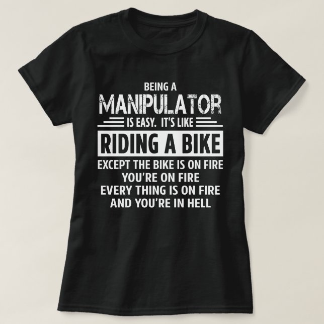 Camiseta Manipulador (Diseño del anverso)
