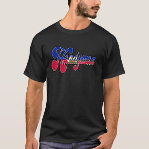 Camiseta Manitas Bandera de ADN de patrimonio vintage haiti