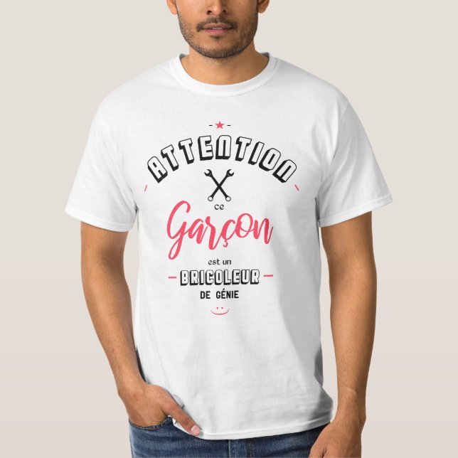 Camiseta Manitas de génie (Anverso)