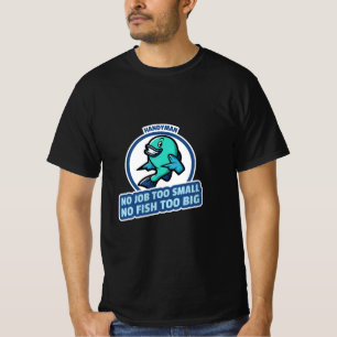 CAMISETA MANITAS NINGÚN TRABAJO DEMASIADO PEQUEÑO NINGÚN PE