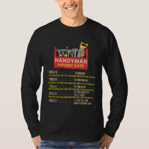 Camiseta Manitas Tarifa por hora de Manitas