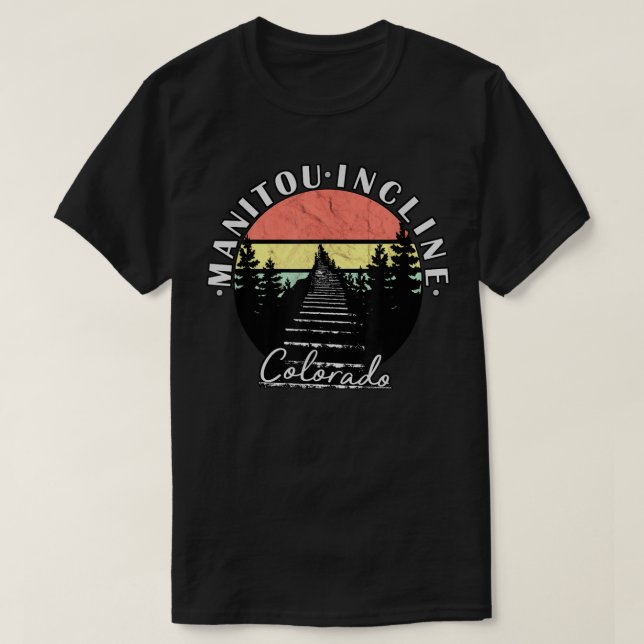 Camiseta Manitou Incline Colorado Springs  (Diseño del anverso)