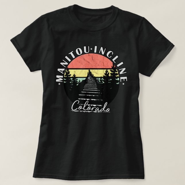 Camiseta Manitou Incline Colorado Springs (Diseño del anverso)