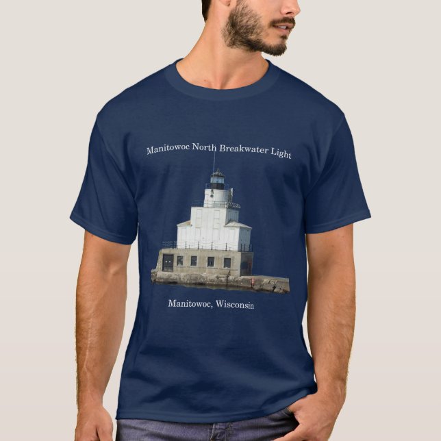 Camiseta Manitowoc North Breakwater Light shirt oscuro (Anverso)