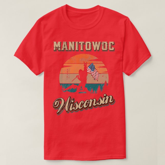 Camiseta Manitowoc Wisconsin (Diseño del anverso)