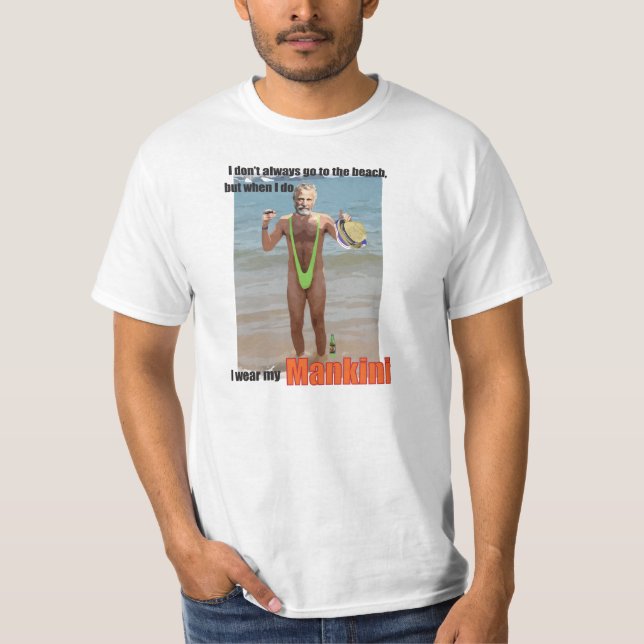 Camiseta Mankini la mayoría del hombre interesante (Anverso)