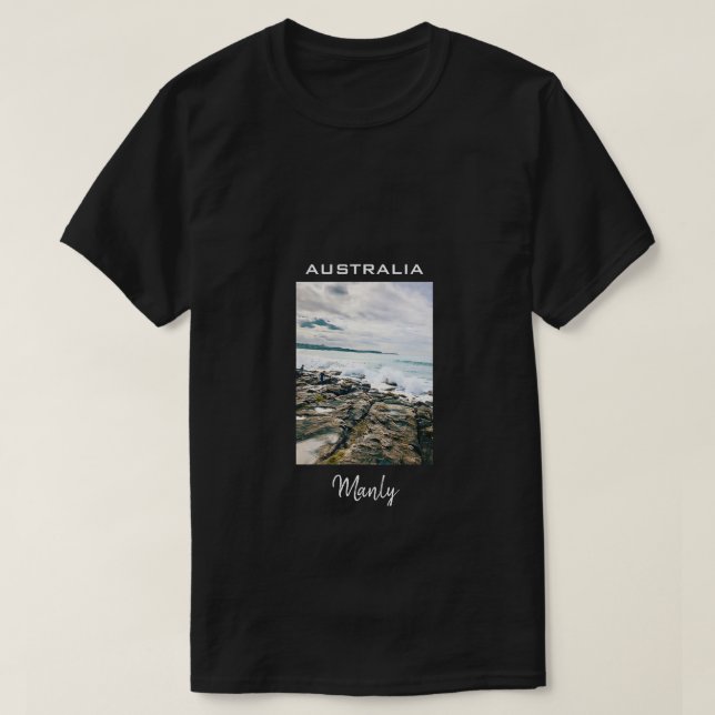 Camiseta Manly Beach ocean surf Australia (Diseño del anverso)