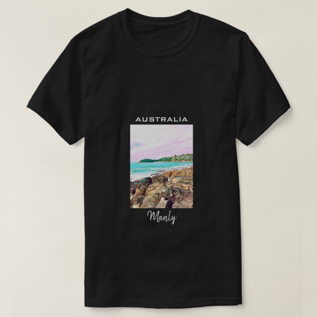 Camiseta Manly Beach ocean surf Australia (Diseño del anverso)