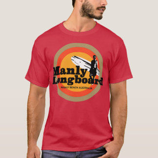 Camiseta Manly Longboard retro