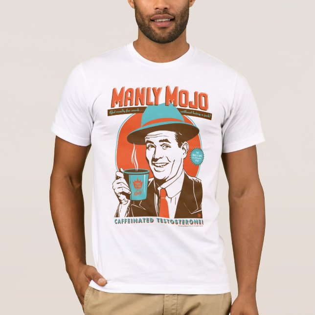 Camiseta Manly Mojo Café (Anverso)