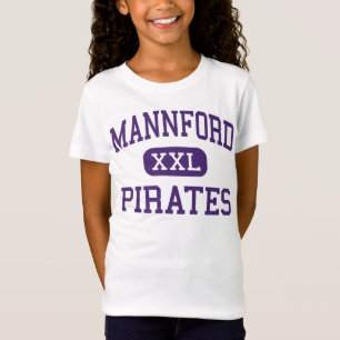 Camiseta Mannford - piratas - alto - Mannford Oklahoma