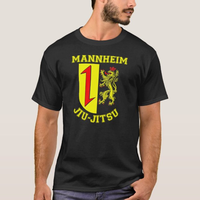 Camiseta Mannheim Jiu-Jitsu (Wappen/Escudo) (Anverso)