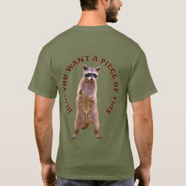 Camiseta Manny y el Mapache: Perro contra Mapache de Pie De