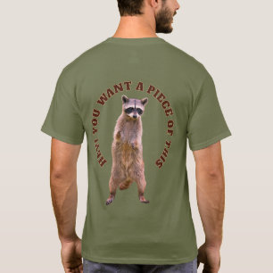 Camiseta Manny y el Mapache: Perro contra Mapache de Pie De
