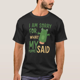 Camiseta Mano animal tiñe de cuentos a la rana de comedia