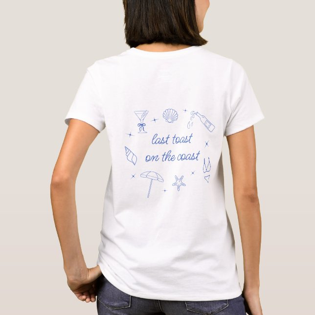 Camiseta Mano caprichoso dibujó la última tostada en la cos (Reverso)