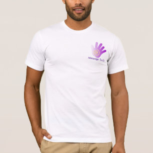 Camiseta Mano curativa - púrpura