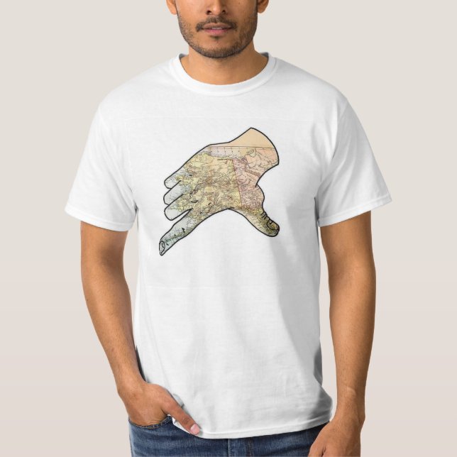 Camiseta Mano de Alaska (Anverso)