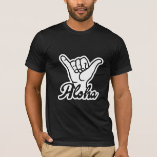 Camiseta Mano de Aloha Shaka, cartel de Hang Loose