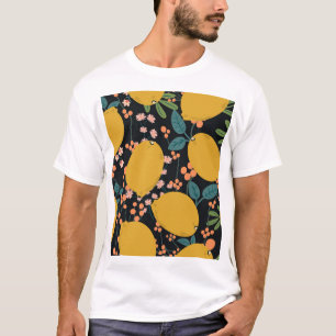 Camiseta Mano de árbol de cítricos dibujada: cosecha