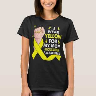 Camiseta Mano De Boxeo Que Llevo Amarillo Para Mi Mamá CRAN