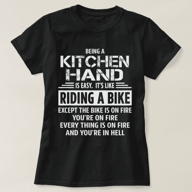 Camiseta Mano de cocina (Diseño del anverso)