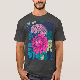 Camiseta Mano de composición del patrón de verano