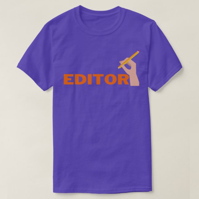 Camiseta mano de editor (Diseño del anverso)