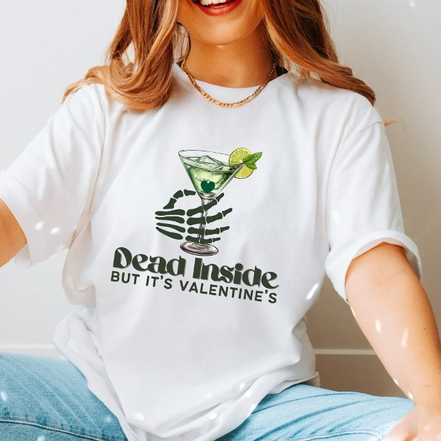 Camiseta Mano de esqueleto contra San Valentín muerta dentr (Subido por el creador)