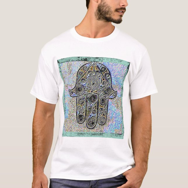 Camiseta Mano de Fátima/de Hamsa (Anverso)