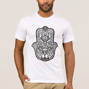 Camiseta Mano de la alheña de Hamsa (original)