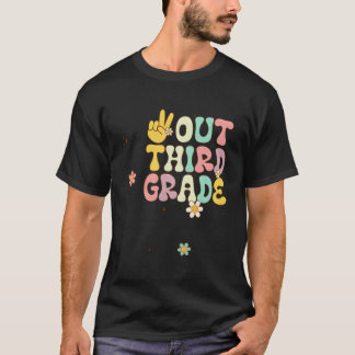 Camiseta Mano de la paz Tercer grado 3er grado Clase Adiós 