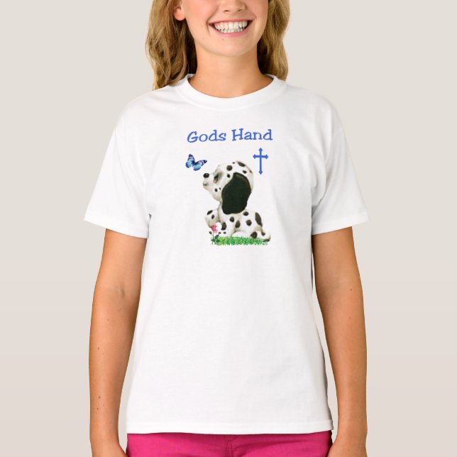 Camiseta Mano de los dioses (Anverso)