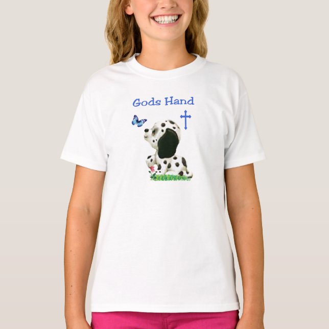 Camiseta Mano de los dioses (Anverso)