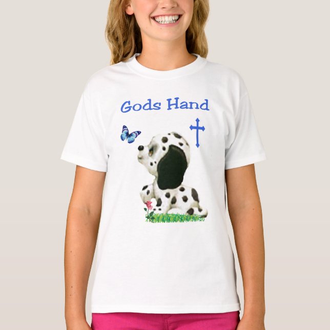 Camiseta Mano de los dioses (Anverso)