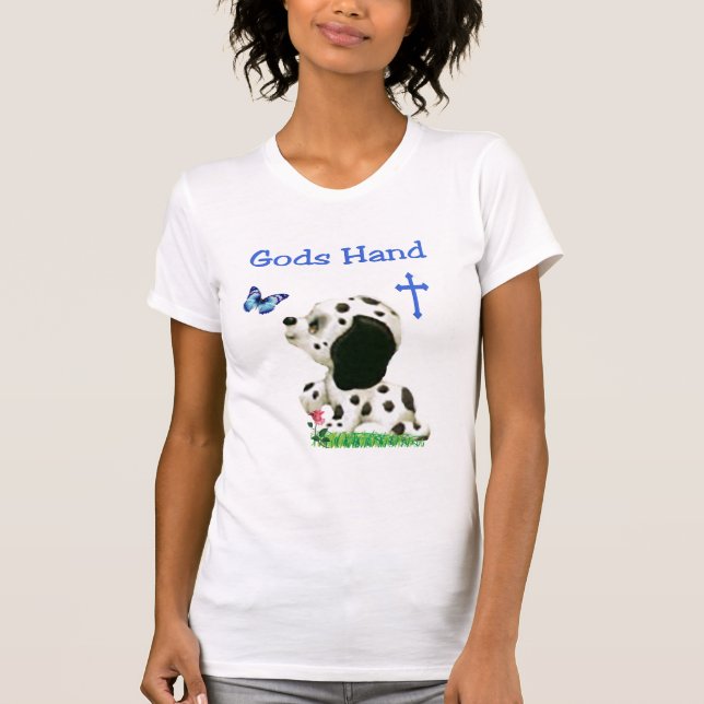Camiseta Mano de los dioses (Anverso)