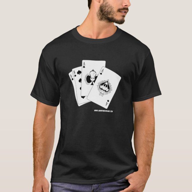 Camiseta Mano de los muertos de Aces y Ocho (Anverso)