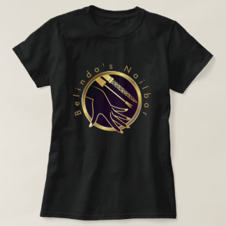 Camiseta Mano de oro personalizado y técnico de uñas
