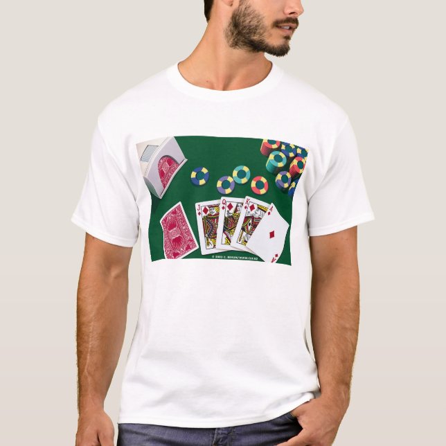 Camiseta Mano de póker (Anverso)
