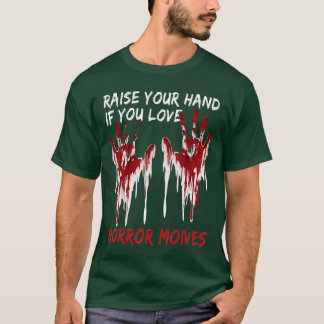 Camiseta Mano de Sangre Disfraces de Halloween Películas de