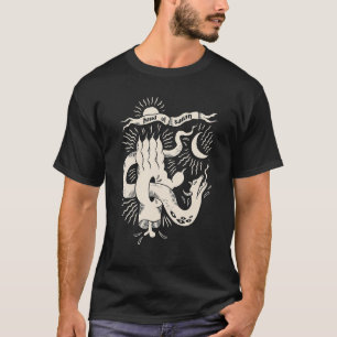 Camiseta Mano De Satanás Baphomet Satanic Goat Devil Gótico