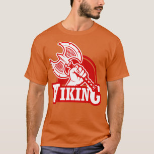 Camiseta Mano De Viking Con Un Ax 2